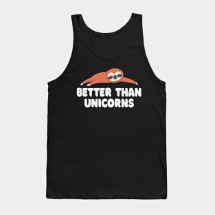 Sloth Unicorn Quote Tank Top